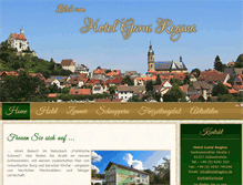 Tablet Screenshot of hotelregina.de